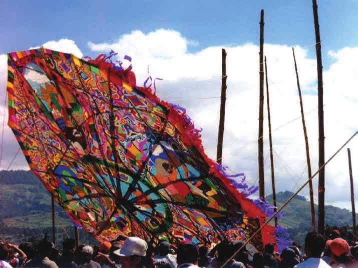 to display the giant kites.