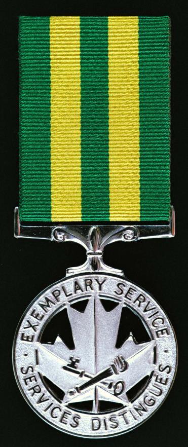 CORRECTIONS EXEMPLARY SERVICE MEDAL TERMS his or her death.