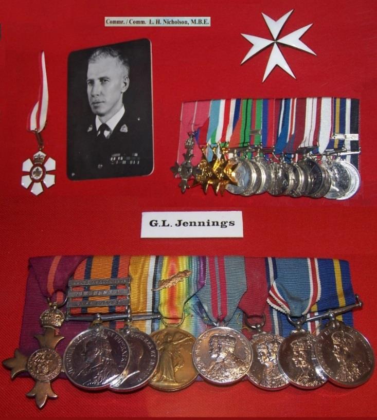 ROYAL CANADIAN MOUNTED POLICE LONG SERVICE MEDAL AND GOOD CONDUCT MEDAL 4 4 Medals belonging to Commissioner Leonard