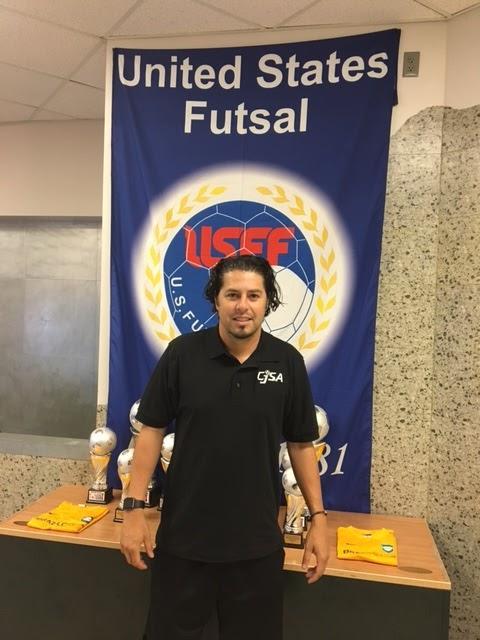 CJSA / US Futsal CJSA Futsal-CJSA Technical Resource Everson Maciel U.S. Futsal Federation coaching license as well player on the National Champion Safira Futsal Club men's team.
