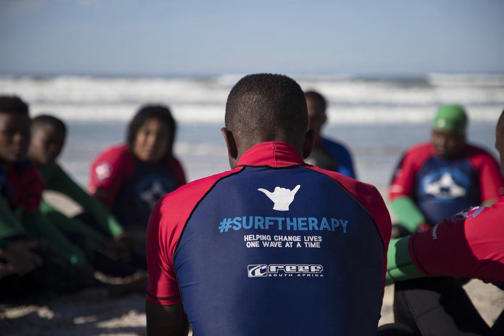 Surf Therapy for all In South Africa there are less than 2 mental health professionals for every 100,000 people.