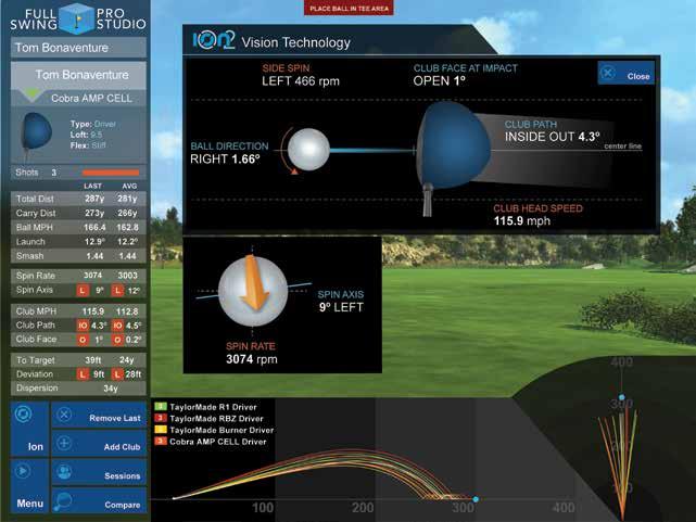 real time golf environment.