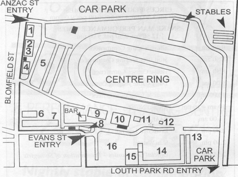 Access to Goat Section: The Louth Park Road Entrance must be used when delivering animals. Parking will not be permitted in front of the judging area.