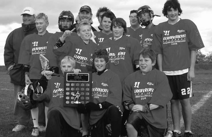 During an exciting championship weekend at Acadia University in Wolfville Nova Scotia, the Maritime University Field Lacrosse League hosted the Metro Minor Field Lacrosse League Championships to