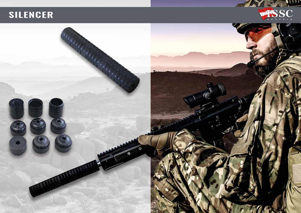 The Modular Silencer Set 22/30 Art.Nr 911000 Our silencer is manufactured to perform with all calibers from.22 up to 8mm. It comes with multiple thread adapters to fit all common threads.