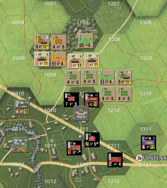 6 Operation Dauntless Play Book 20.7 AT Fire and Combat with Support It is the British Combat Phase.