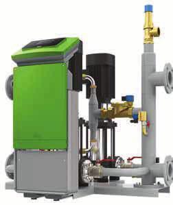 Variomat Giga Pump Control Pressurisation Systems The expansion bend ensures the pressure compensation towards the atmosphere between reservoir wall and diaphragm.