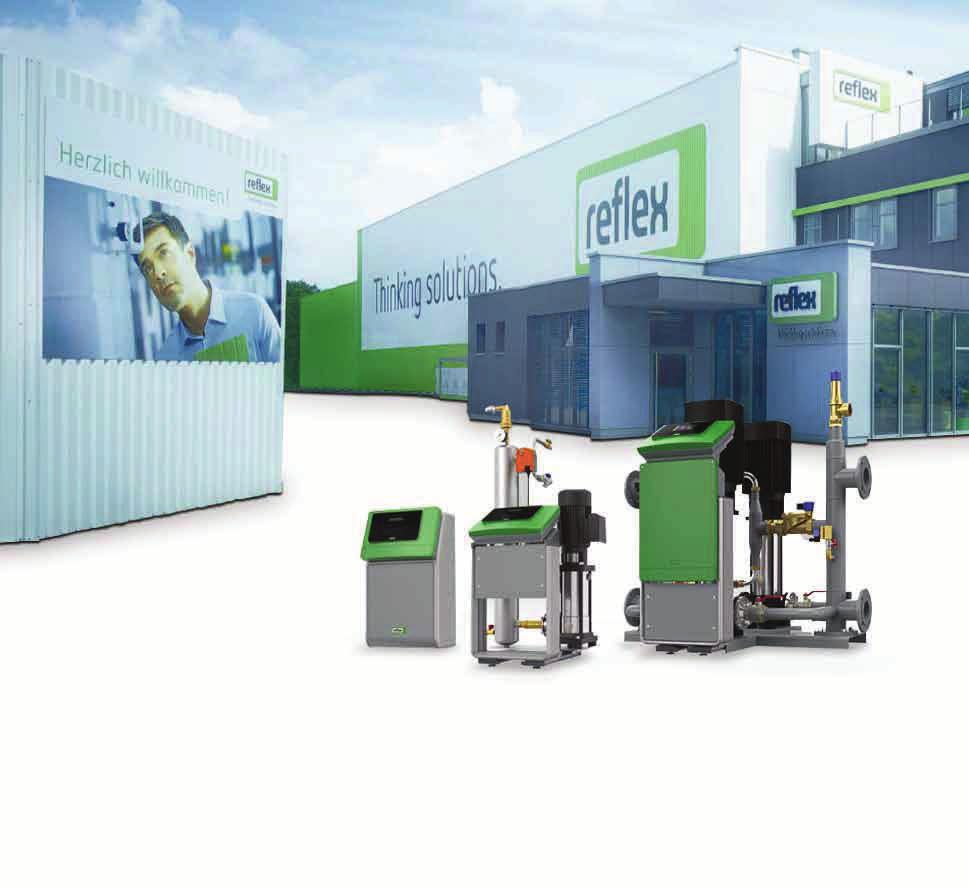 The Reflex brand name is well known in Europe and throughout the world as a major leader in pressure control technology for heating, chilled and potable water