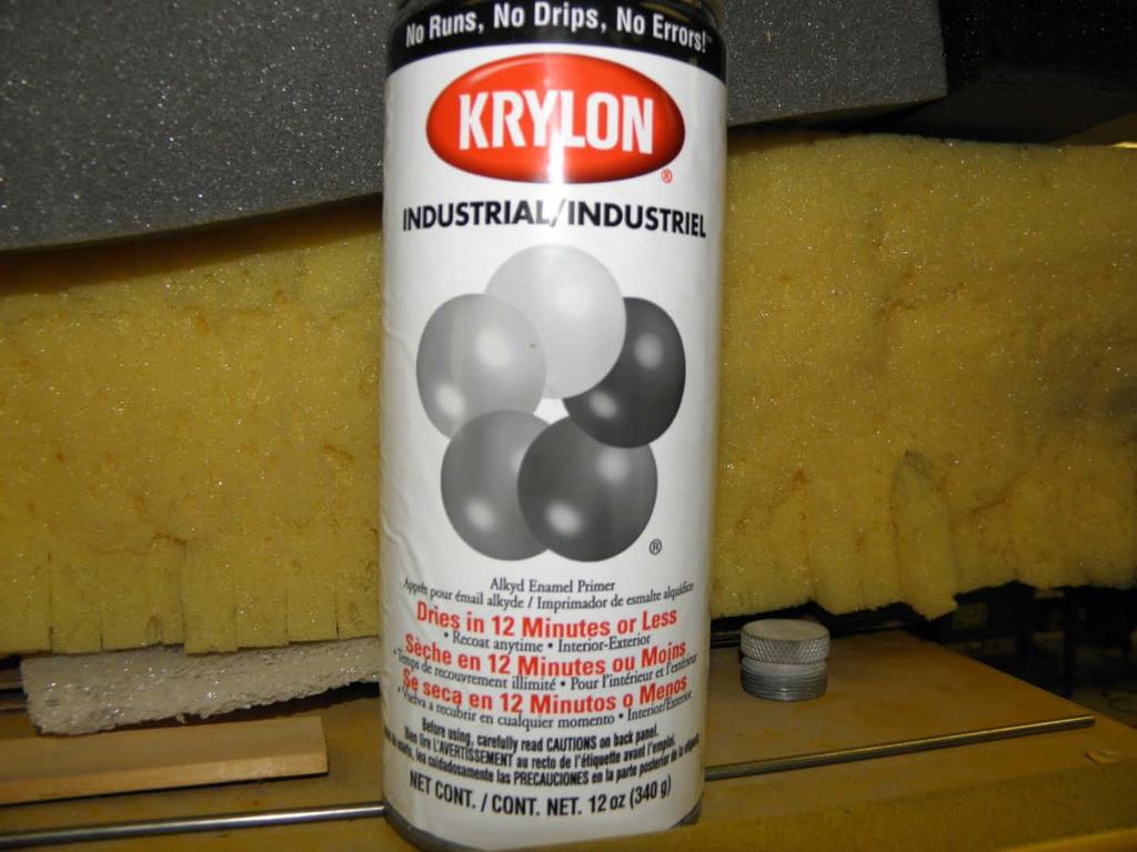 Chemical Name: Industrial Spray Enamel Primer Manufacturer: Krylon Container Size: 12 oz.
