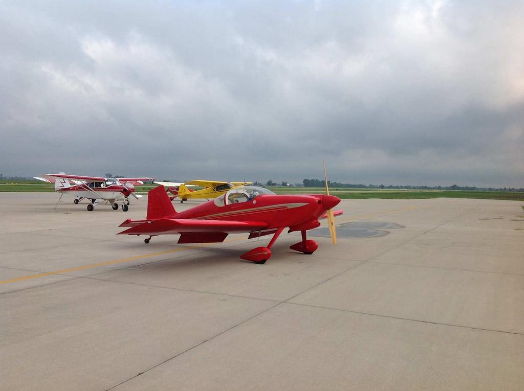 Piet update from Rick Schreiber: Today Wednesday May 29, 2013 I rolled the Pietenpol out of the hangar for its first fueling. I wanted to do a leak check and a fuel flow check.