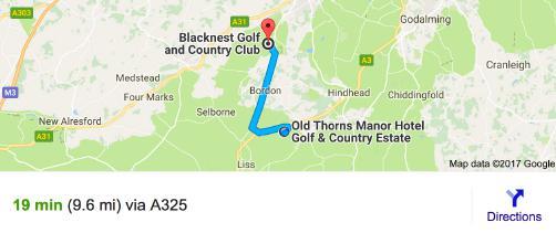 Old Thorns is delighted to announce that we have entered into a relationship with Blacknest Golf and Country Club This partnership allows our residential societies to play Blacknest golf course as if