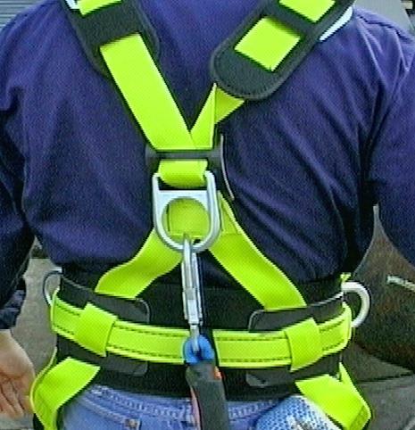 Personal Fall Arrest Systems Wear when on or around powered platforms Attach lanyard