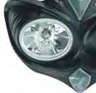 Protective, transparent polycarbonate lens cover supplied Heat resistant plastic headlight support