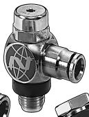 Metric Pilot Operated heck Valve (locking Fitting) Very compact units Positive tube anchorage Safer pneumatic systems Technical ata Medium: ompressed air Operating : - bar Operating Temperature: to