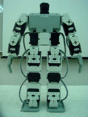 Figure 2: Cycloid walking motion Figure 3: Front view of Bioloid robot 3. Experiment.