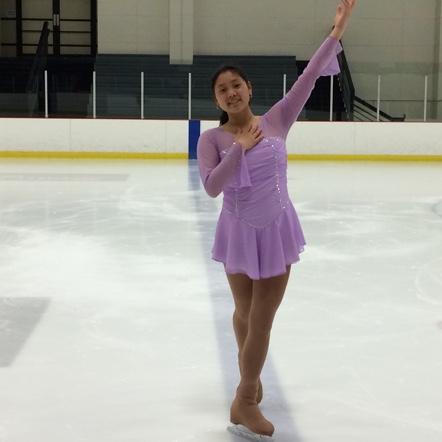 Skater Spotlight - Emily Finchem Emily is 15 years old and has been skating for eight years. She skates at the immediate level and passed her Senior Moves in the Field test in October.