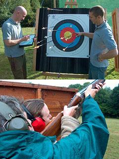 100 per head based on a minimum of 10 participants CLAY PIGEON SHOOTING & TARGET ARCHERY 30 Clay Shoot including practice and competition plus Target