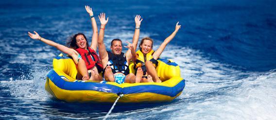 You (and your partner) will be on one Jet Ski, while the other Jet Ski will be ridden by your guide. This guide will escort you on a thrilling but safe adventure in the local area.