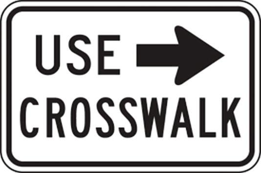 It generally refers to mean a pedestrian crossing a roadway where they are not