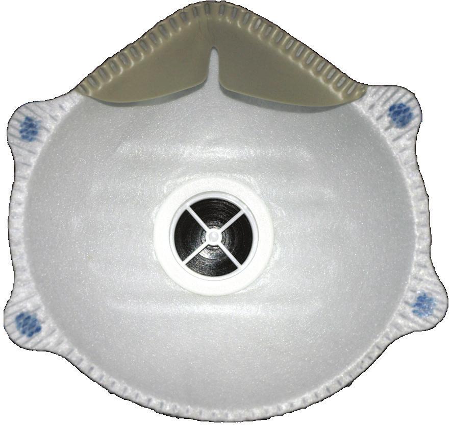 Respiratory Products Closed cell foam nosepiece is fully integrated into mask edge, providing superior seal in nasal area and
