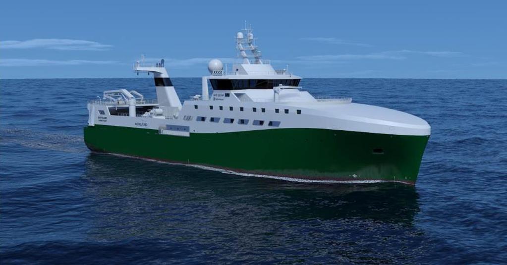 Quality is the main focus from pre-catch to delivery Next generation fishing trawler based on