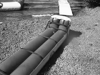 inflated. Check alignment of tubes and fit of cover periodically during inflation.