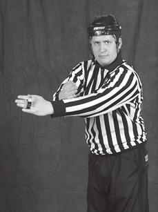 RefeRee signals slashing One chop of the hand