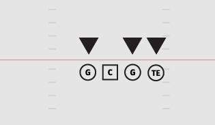 Defensive adjustments: 1. Defenses may only have two defensive linemen unless an offensive formation includes a tight end. In that case, a third defensive lineman may line up over the tight end.