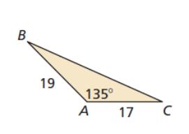 Example 2 Find the area of the triangle.