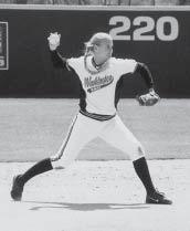 MICHELLE CHURCH 1996 - FIRST TEAM 1996 - ACADEMIC SECOND TEAM Michelle Church held down the corner spot at first base for the Huskies in each of the program s first 264 games.