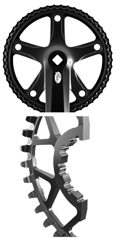 MY17 Products CDX Improved CDX Sprockets New symmetric design 10% lighter weight 10% more wear surface Improved integration