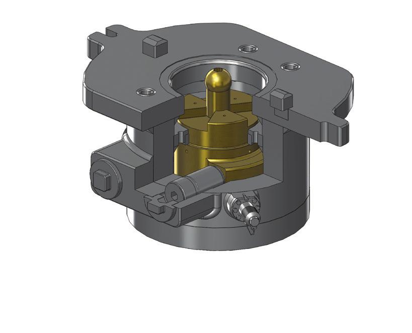 Automatic clutch for removal and reinstallation on the valve independently from valve position.