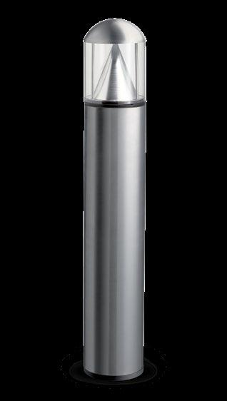 CLASSIFICATION IP65 240V Nite Round Top Bollard High output commerical bollard NEW PRODUCT Available Nov 16 5 year* See page 219-220 5700K 5700K CRI: Ra (80) Stainless steel Direct 42W halogen GLS