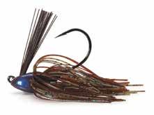 your jig back through the thick brush and tules but soft enough to allow for solid hook-sets.