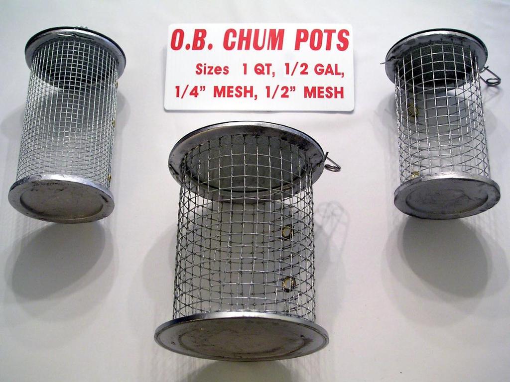 225 LB Test Ordered in Quantities of (4) pieces 595CP-14 1/4" Mesh 1 Quart Size 595CP-12 1/2" Mesh 1 Quart Size