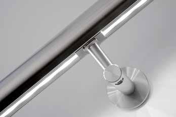 liniled Handrail liniled Handrail Number of LEDs Light output Beam angle Dimensions Protection Voltage Power Finish Material Warranty Notes 7 per section / 35 per metre (Deco) 7 per section / 35 per