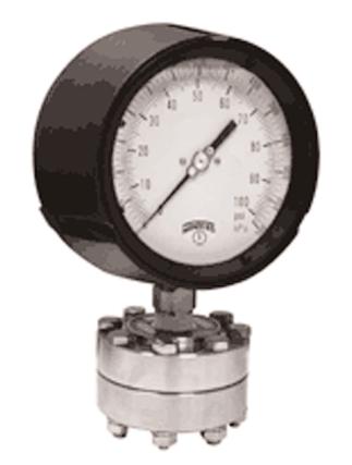 Function A pressure instrument such as a pressure gauge or pressure transmitter can be mounted directly to the diaphragm seal or connected through a capillary.