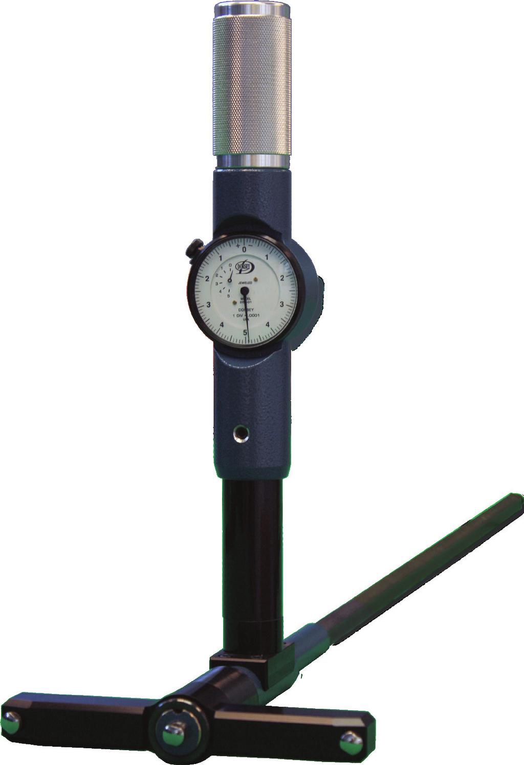 Dorsey Standard Large Bore Gages A time proven design expanded to measure large bore sizes Style 1- Both models utilize the same robust 1