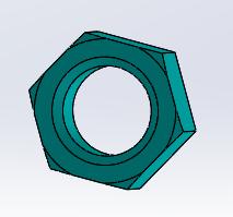 Stress Analysis on a Chairless Chair 705 Figure 10: Nut Figure 11: Washer All the parts are then