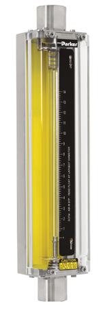 Purgemeter- Glass Model Air Equivalent @ 14.7 F & 70 F Water Equivalent @ 70 F Process Temperature Min-Max Ambient Min-Max Max Inlet Pressure 65mm & F65mm 0.045 SLPM-67.8 SLPM 0.