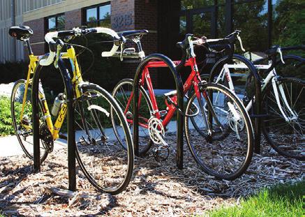 Customer and visitor parking is essential to companies wanting to portray themselves as welcoming to bicyclists.