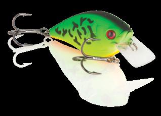 Seven color variations adorn these square-lip crankbaits that feature raised, molded-in red crustacean eyes, top quality components and a tough, true-running attitude.