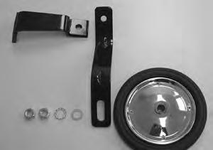- Put part B in part C and fix it with nut A with the washer between nut A and part C - Assemble now the bolt and nuts/washers as shown below to fix the wheel on part B - The long sleeved hole D will