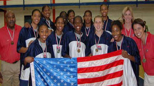 brought home her second gold medal as a member of the 2004 U.S.