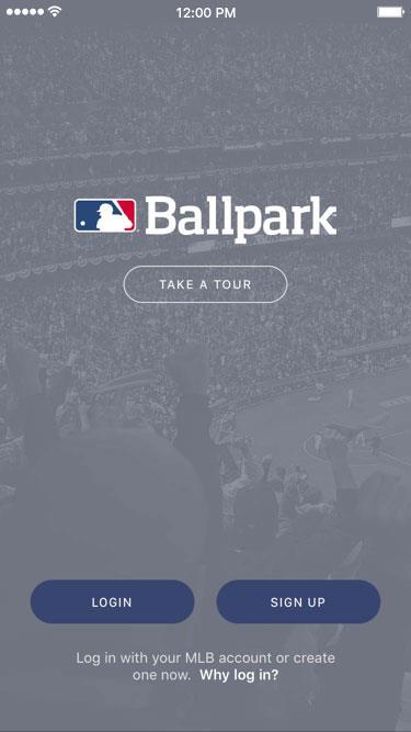 Log in with your MLB.com Account When you first download the app, log in with your MLB.com account.