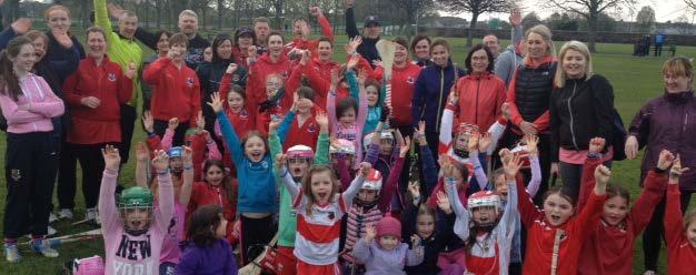 CAMOGIE NATIONAL HURL WITH ME PROGRAMME UNDER WAY IN CLUBS AROUND THE COUNTRY 24 camogie clubs are currently taking part in a national Hurl with Me Programme.