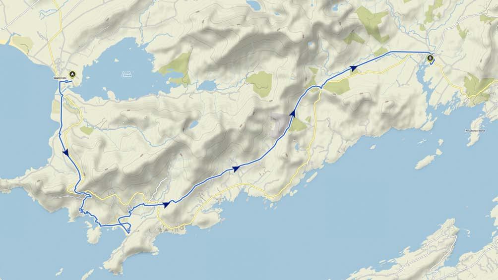S T A G E 5 The sting in the tail for the ultimate endurance test. A 35km trail run along the Kerry Way.