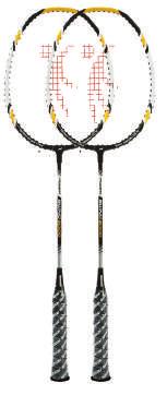 Badminton Racket POWER SWING 2000 Head size : 51sq.in. Weight : 100±10g with string Length: 665±10mm Material: Aluminum T joint frame One Pair in full cover QTY : 10 PAIR G.