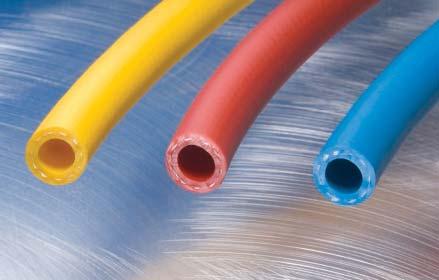 REINFORCED AIR & WATER HOSE These hoses, made from specially formulated compounds of high grade PVC resin, are engineered to be tough and flexible at very low temperatures.