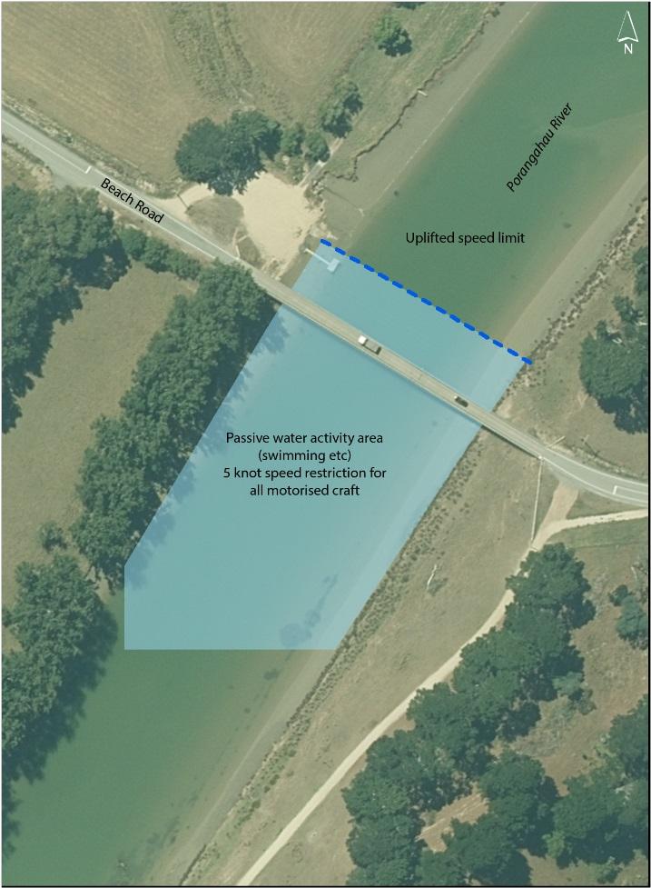 46 S2.4 PORANGAHAU RIVER The following provisions apply to the Porangahau River: (a) speed restrictions specified in clause 3.2.1 a) and b) do not apply to the Porangahau River.